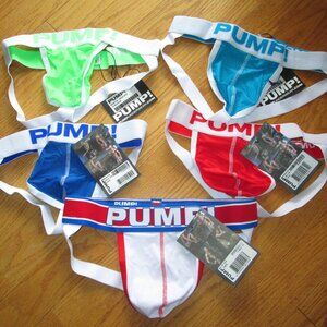 Men's set of 5 Pump! Jockstraps Size Large NWT